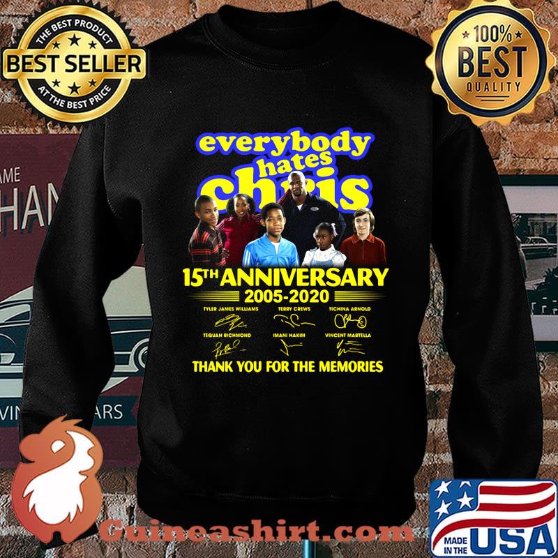 Everybody hates chris 15th anniversary 2005 2020 thank you for the memories signatures s Sweater