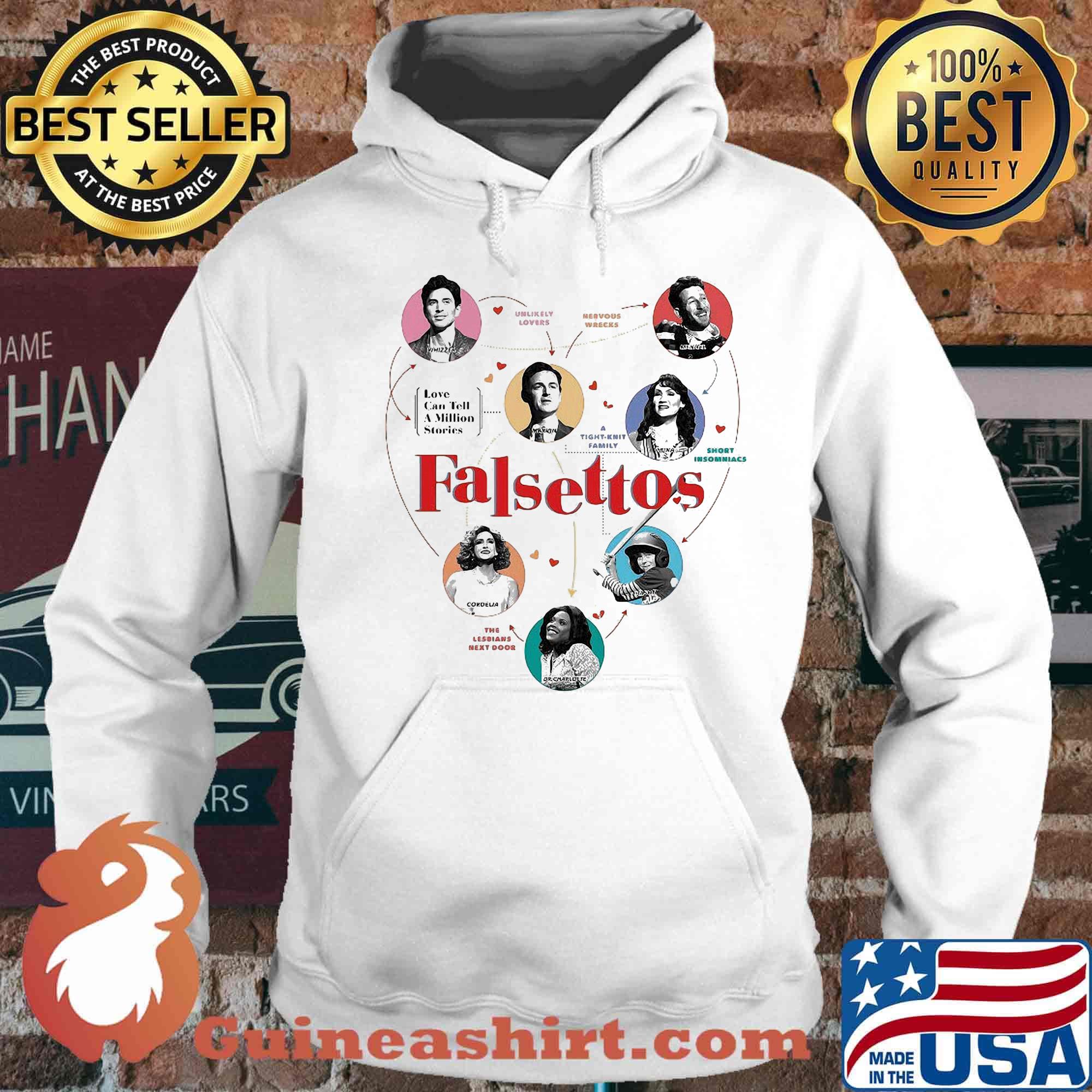 Falsettos love can tell a million stories hearts s Hoodie