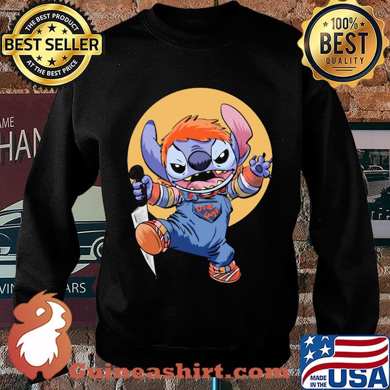 Halloween stitch good guys chucky doll moon s Sweater