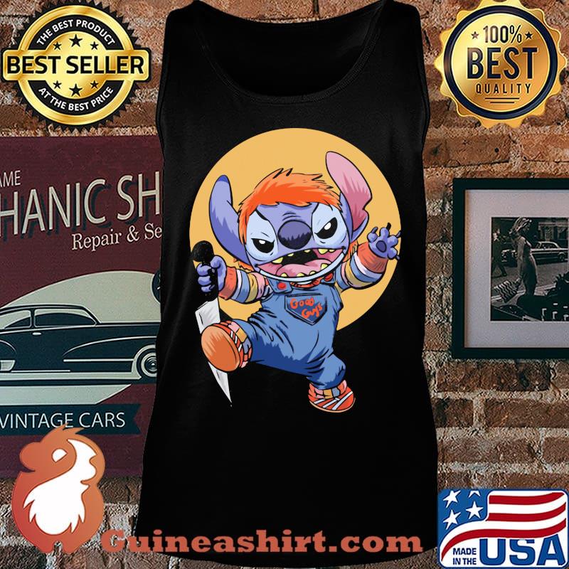 Halloween stitch good guys chucky doll moon s Tank top
