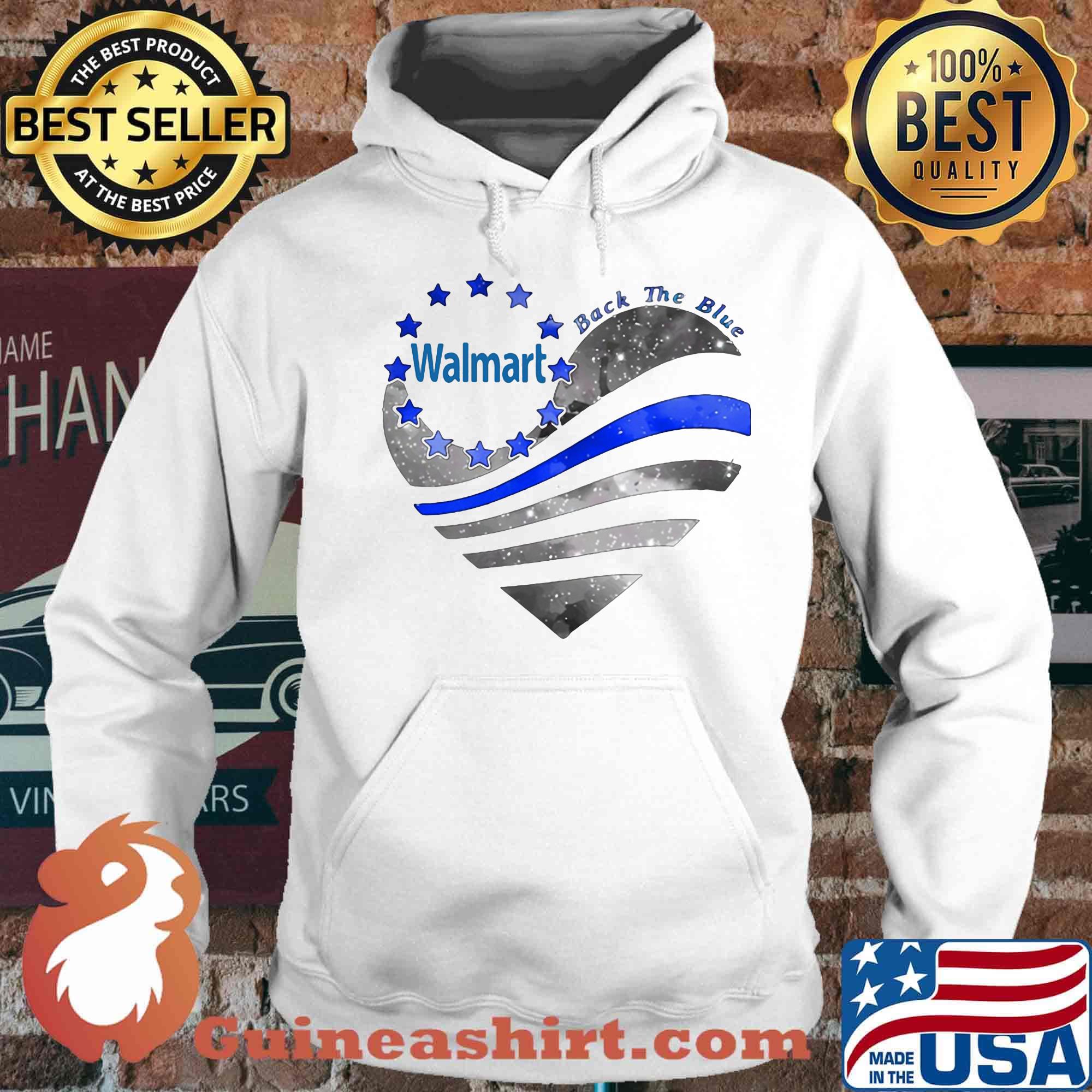 Heart walmart logo american flag happy independence day s Hoodie
