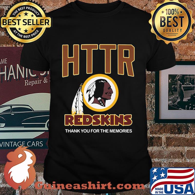 Httr redskins thank you for the memories shirt