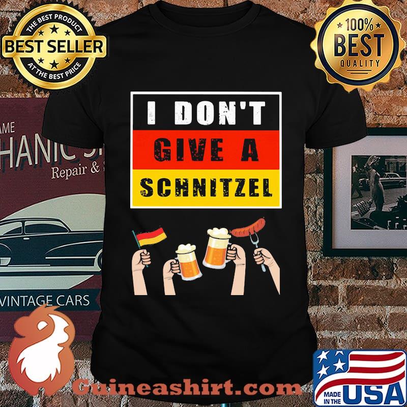 I don't give a schnitzel flag shirt