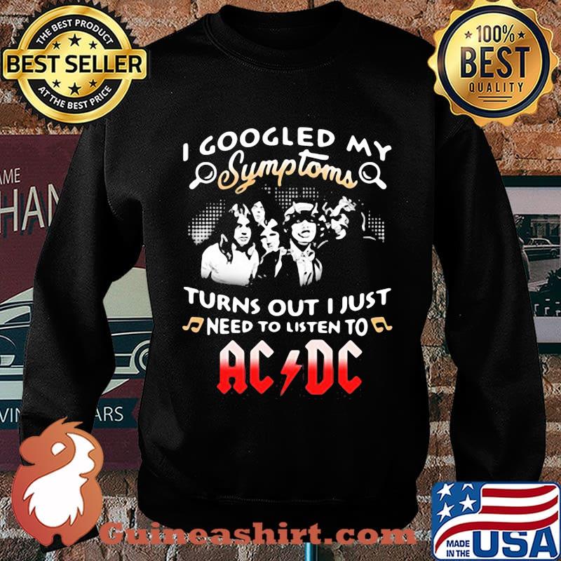 I googled my symptoms turns out I just need to listen to AC DC s Sweater