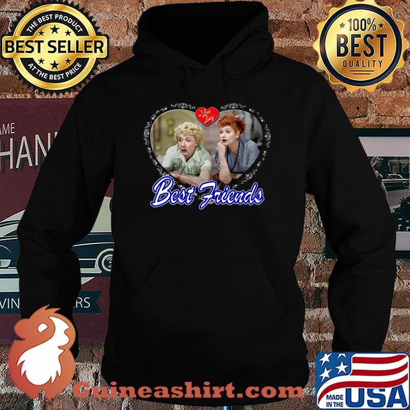 I love lucy best friends hearts s Hoodie