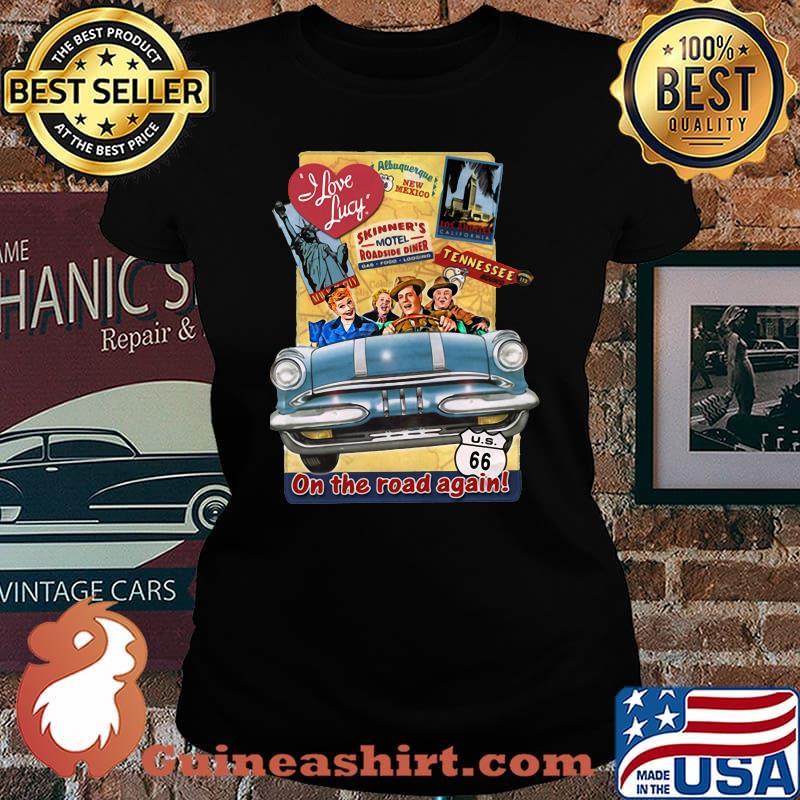 I Love lucy skinner's motel roadside diner tennessee on the road again s Laides tee