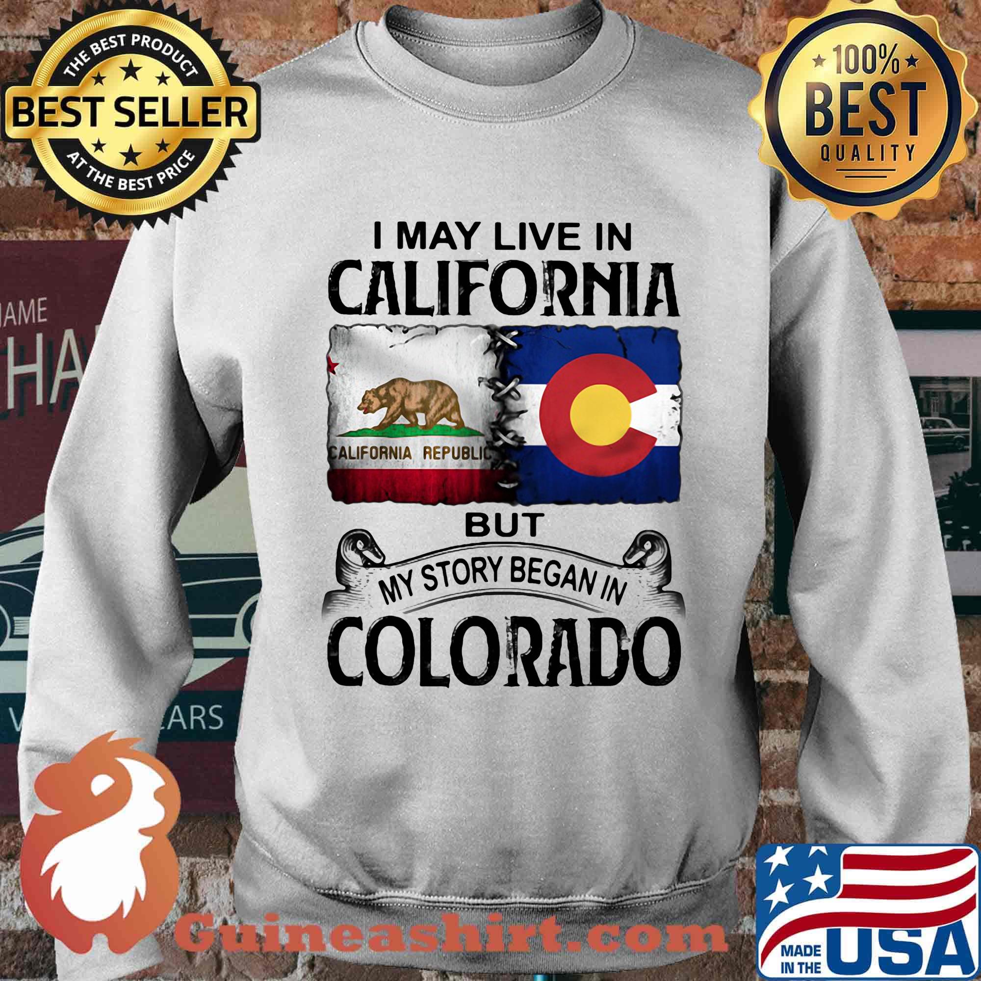 I may live in california but my story began in colorado s Sweater