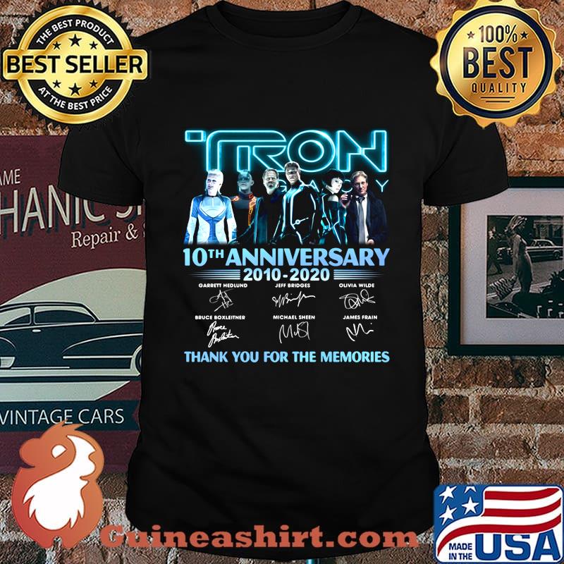 Iron 10th anniversary 2010 2020 thank you for the memories signatures shirt