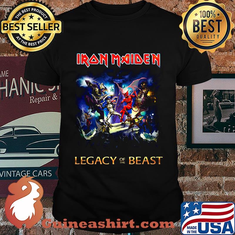 Iron maiden legacy of the beast black shirt