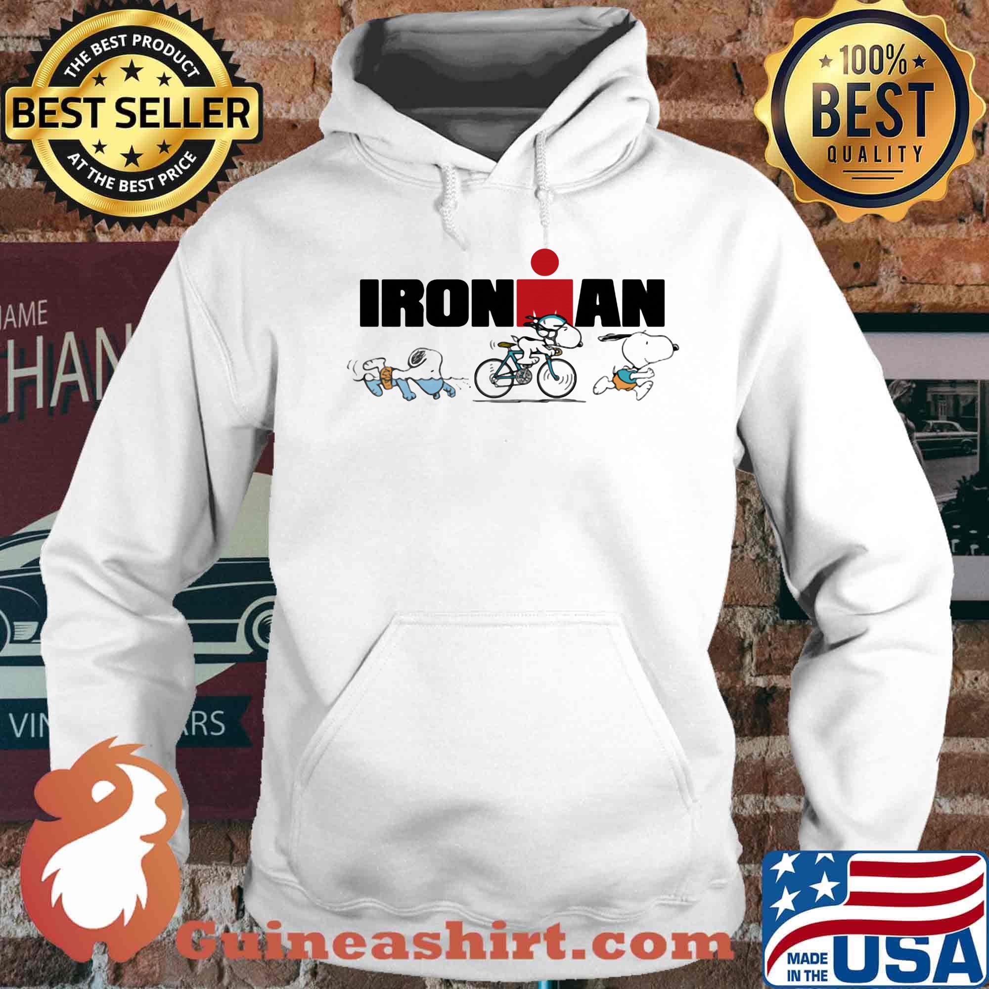 Ironman snoopy activities sports s Hoodie