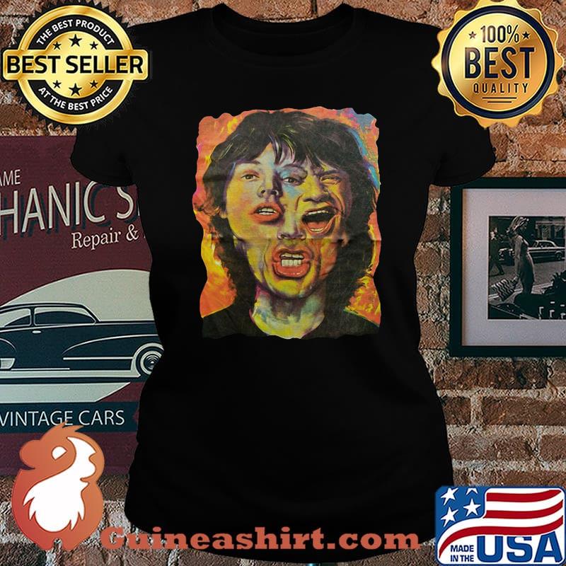 Jim warren self portrait art s Laides tee
