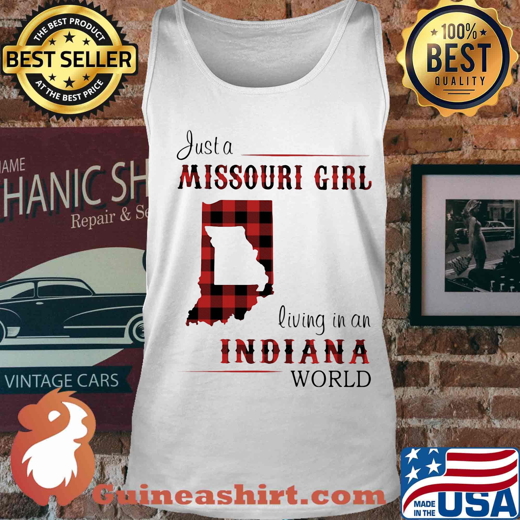 Just a missouri girl living in an indiana world s Tank top