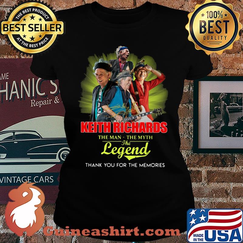 Keith richards the man the myth the legend thank you for the memories signature s Laides