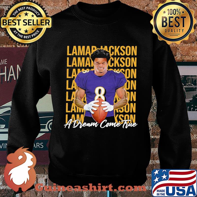 Lamar jackson a dream come true baltimore ravens s Sweater