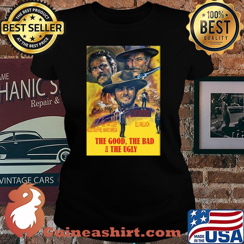 Lee van cleef aldo giuffre mario breage eli wallach the good the bad and the ugly s Laides tee