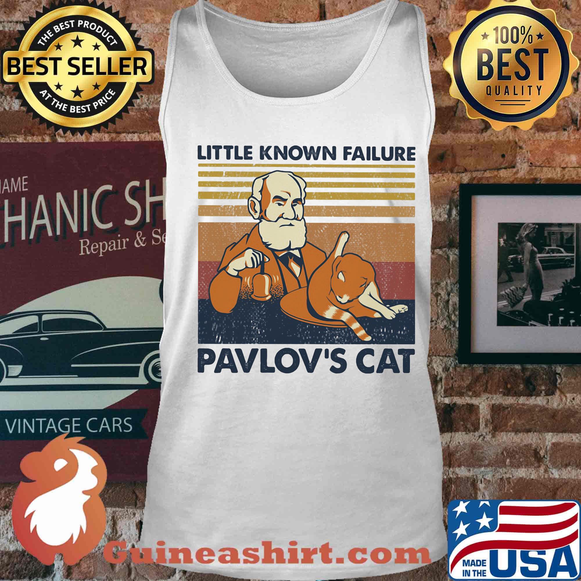 Little konown failure pavlov's cat vintage retro s Tank top