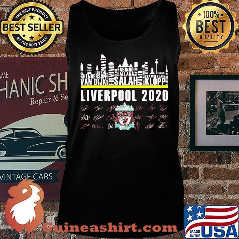 Liverpool football club 2020 city signatures s Tank top