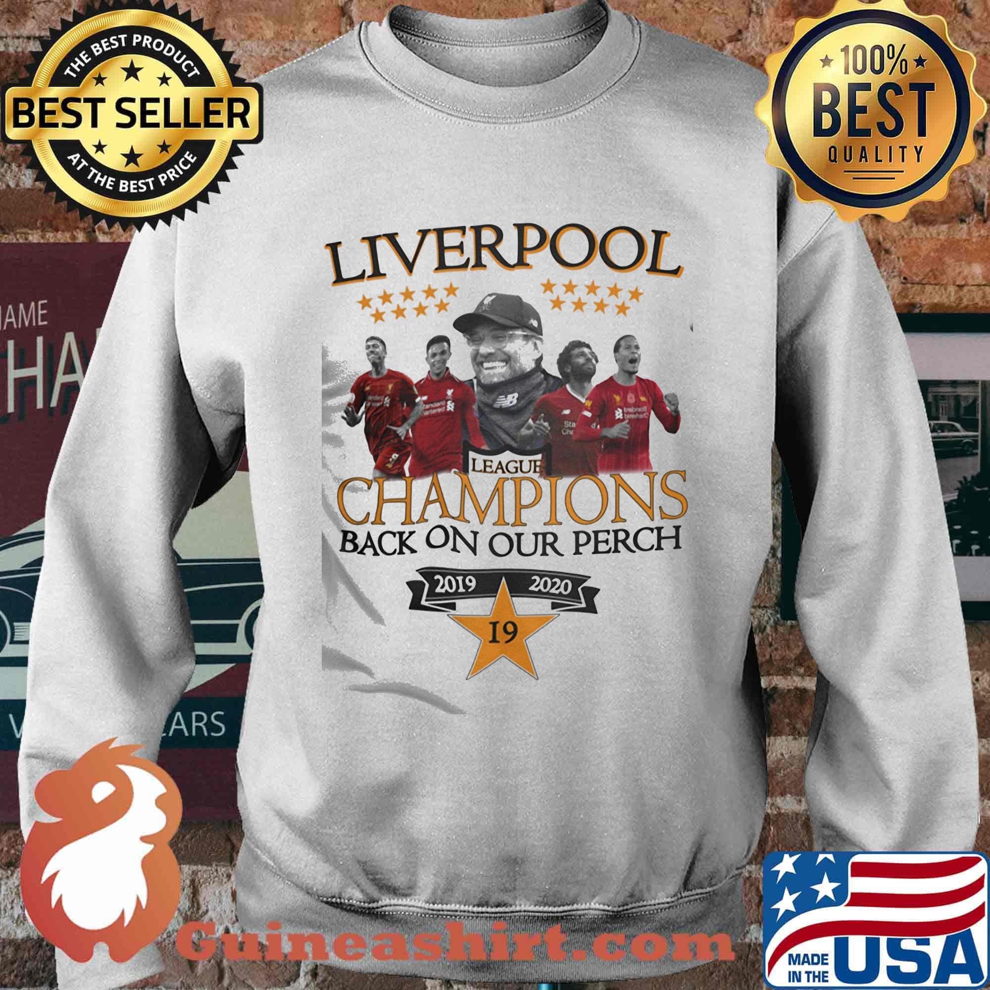 Liverpool football club league champions back on our perch 2019 2020 star s Sweater