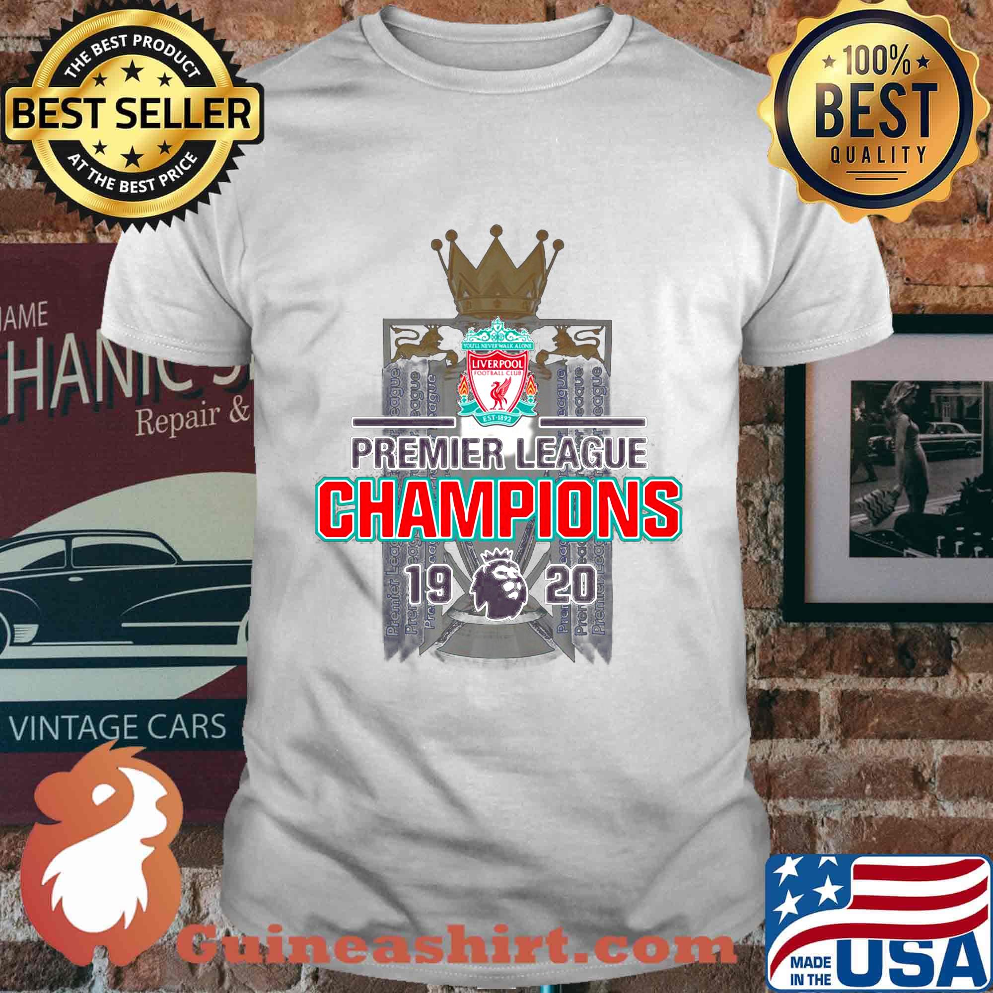 Liverpool football club premier league champions 19 20 shirt