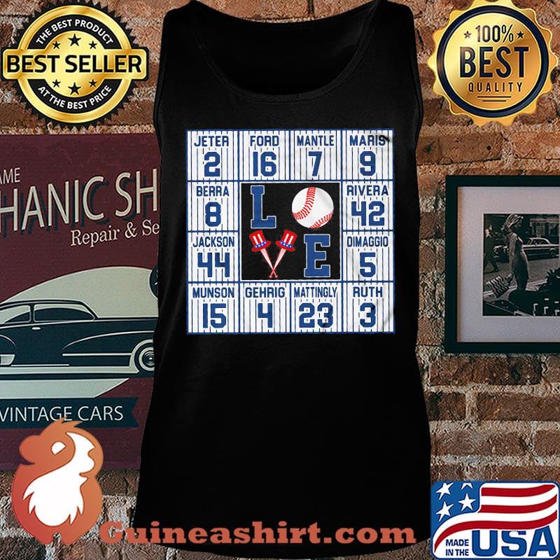 Love baseball america 4th of july independence day s Tank top