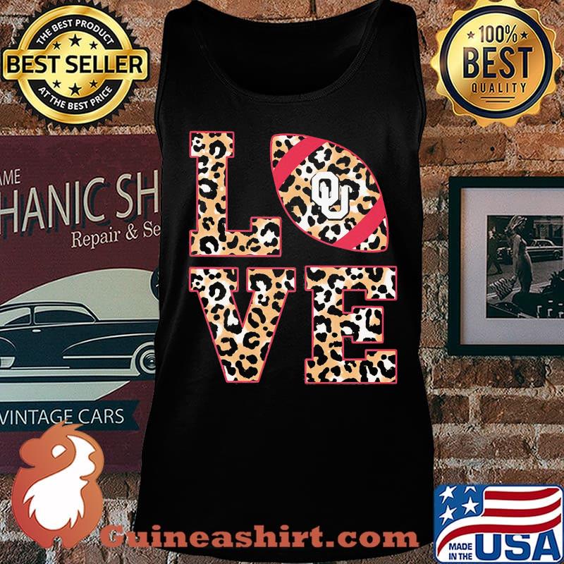 Love oklahoma sooners football leopard s Tank top