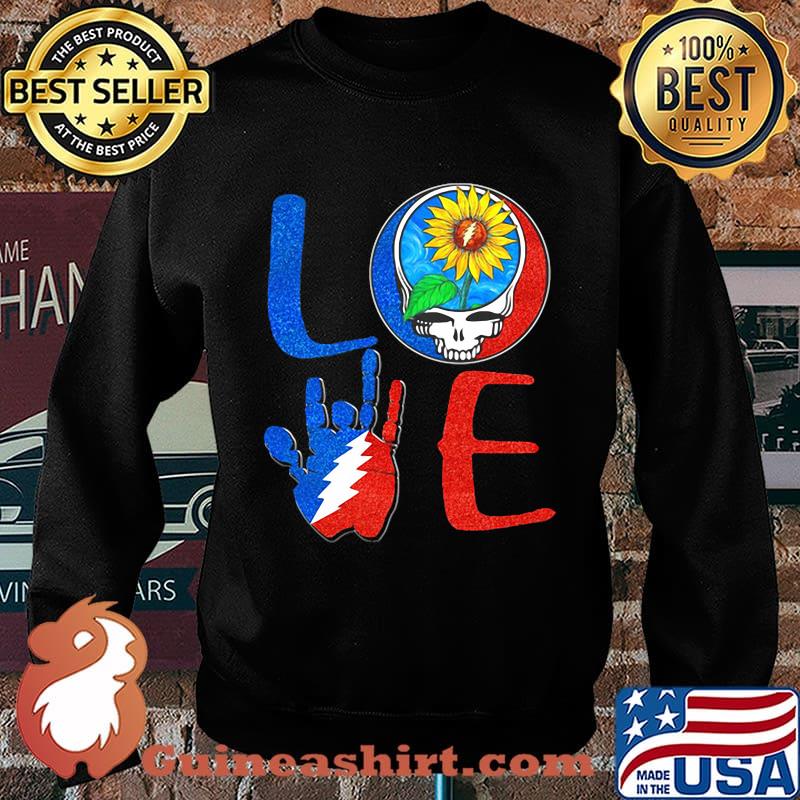 Love sunflower grateful dead diamond s Sweater