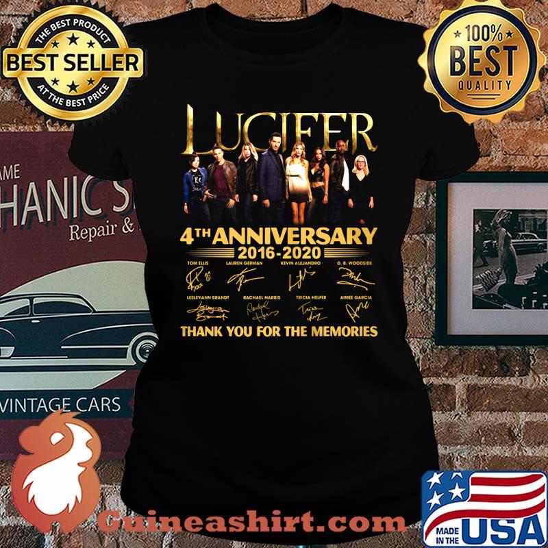 Lucifer 4th anniversary 2016 2020 thank you for the memories signatures s Laides