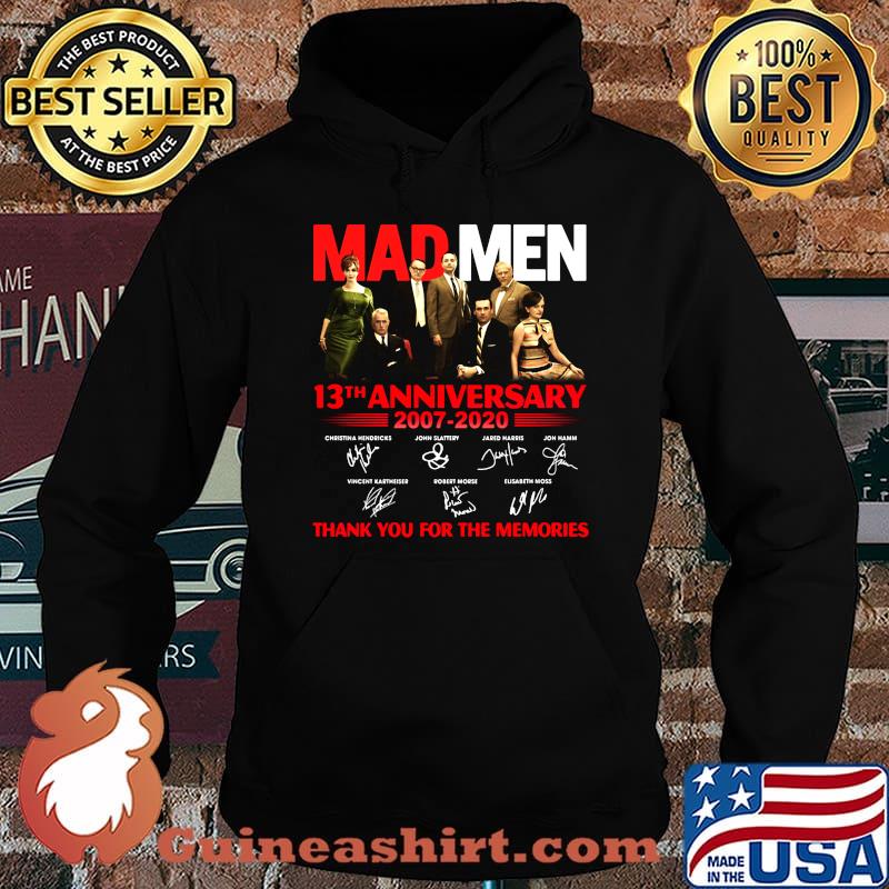 Mad men 13th anniversary 2007 2020 thank you for the memories signatures s Hoodie