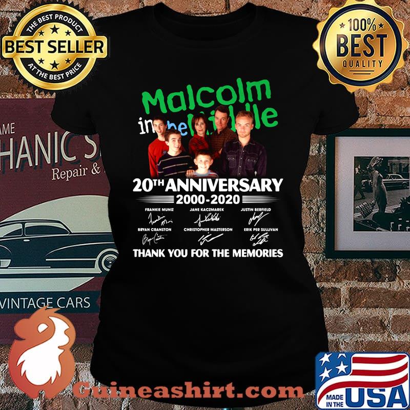 Malcolm in the middle 20th anniversary 2000 2020 thank you for the memories signatures s Laides