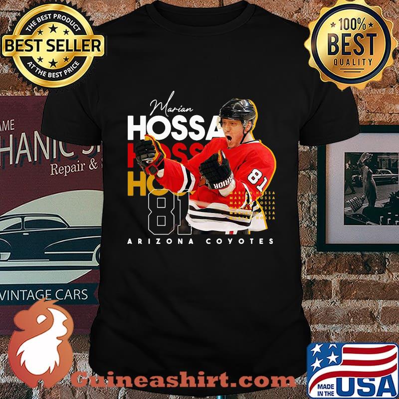 Marian hossa 69 arizona ice hockey winger shirt