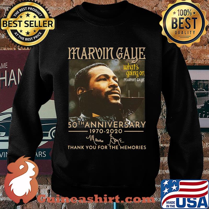 Marvin gaye what's going on 50th anniversary 1970 2020 thank you for the memories signature s Sweater