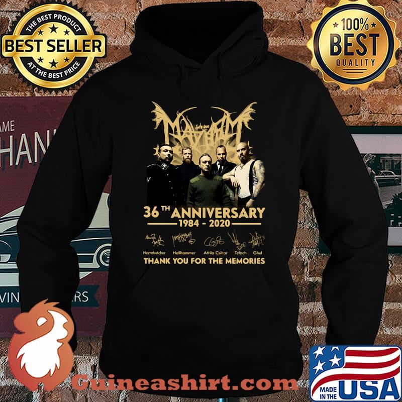 May bat 36th anniversary 1984 2020 thank you for the memories signatures s Hoodie