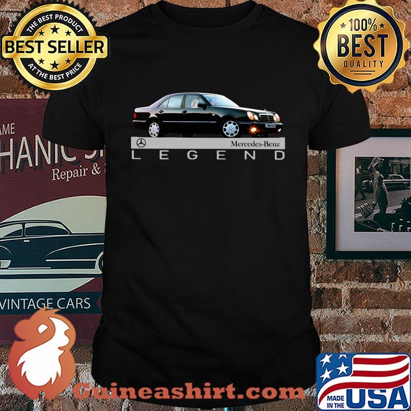 Mercedes benz legend black car logo shirt