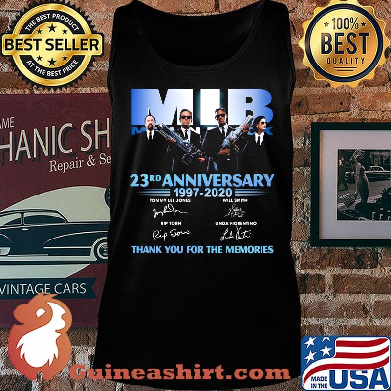 Mib international 23rd anniversary 1997 2020 thank you for the memories signatures s Tank top