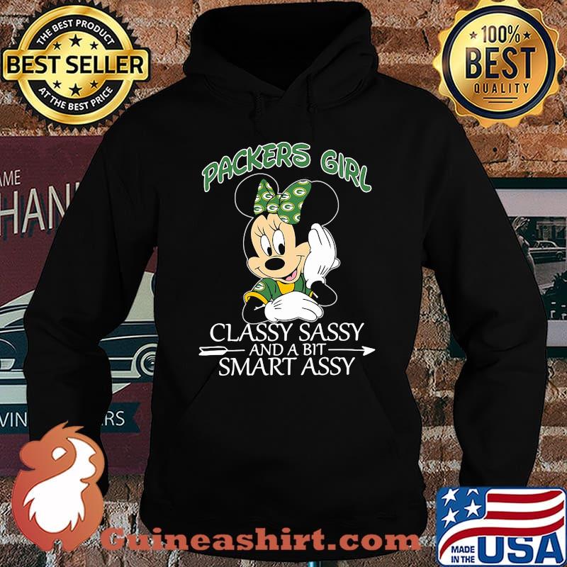 Mickey mouse green bay packers classy sassy and a bit smart assy s Hoodie