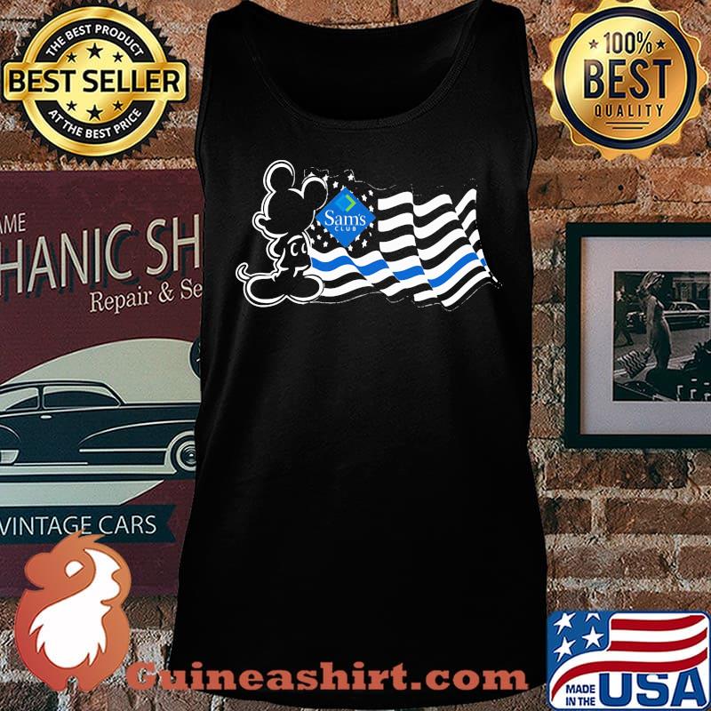 Mickey Mouse Sam's club American flag s Tank top