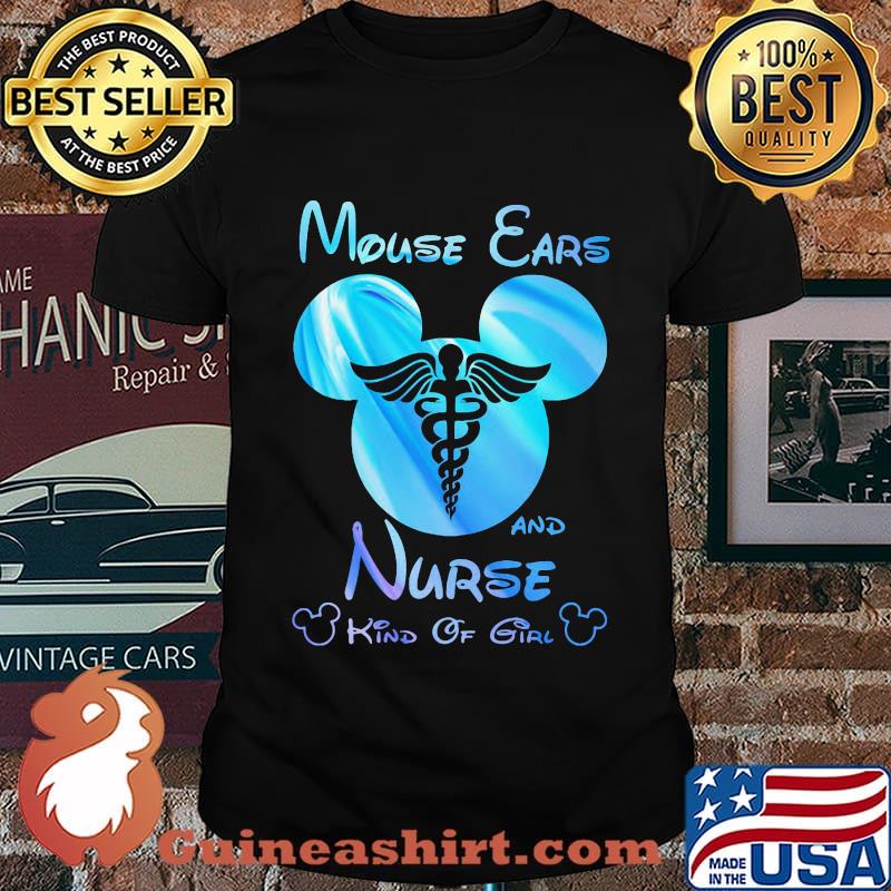 Mouse ears and nurse kind of girl shirt