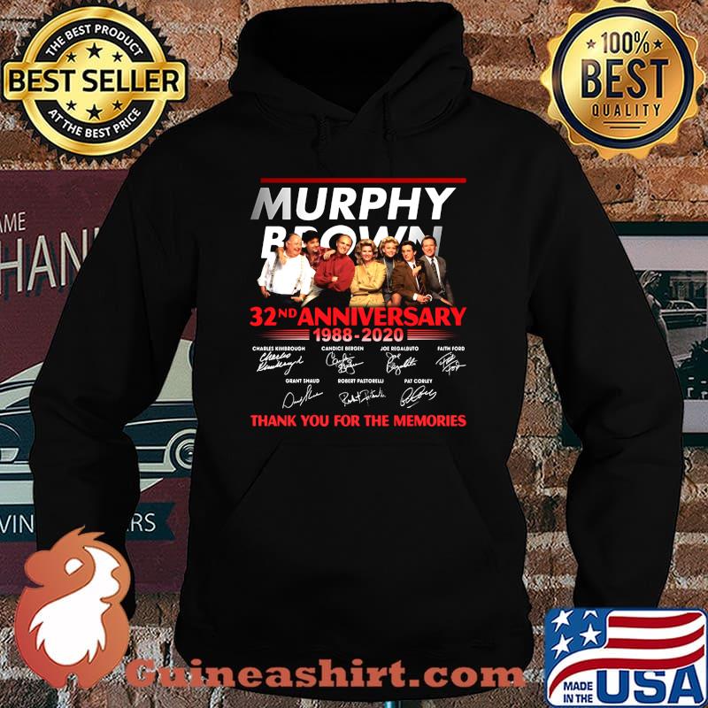 Murphy brown 32nd anniversary 1988 2020 thank you for the memories signatures s Hoodie
