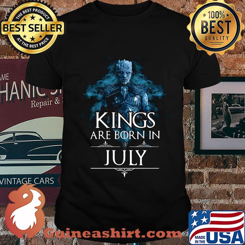 Night king kings are born in july shirt