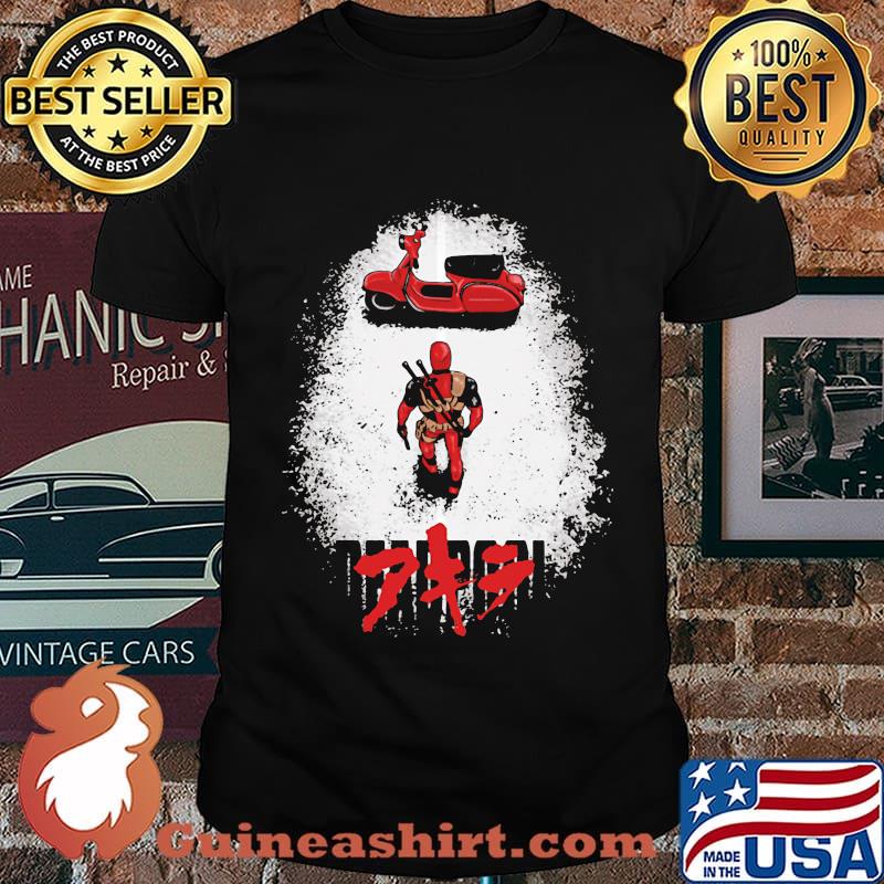 Official Deadpool graphic vespa shirt