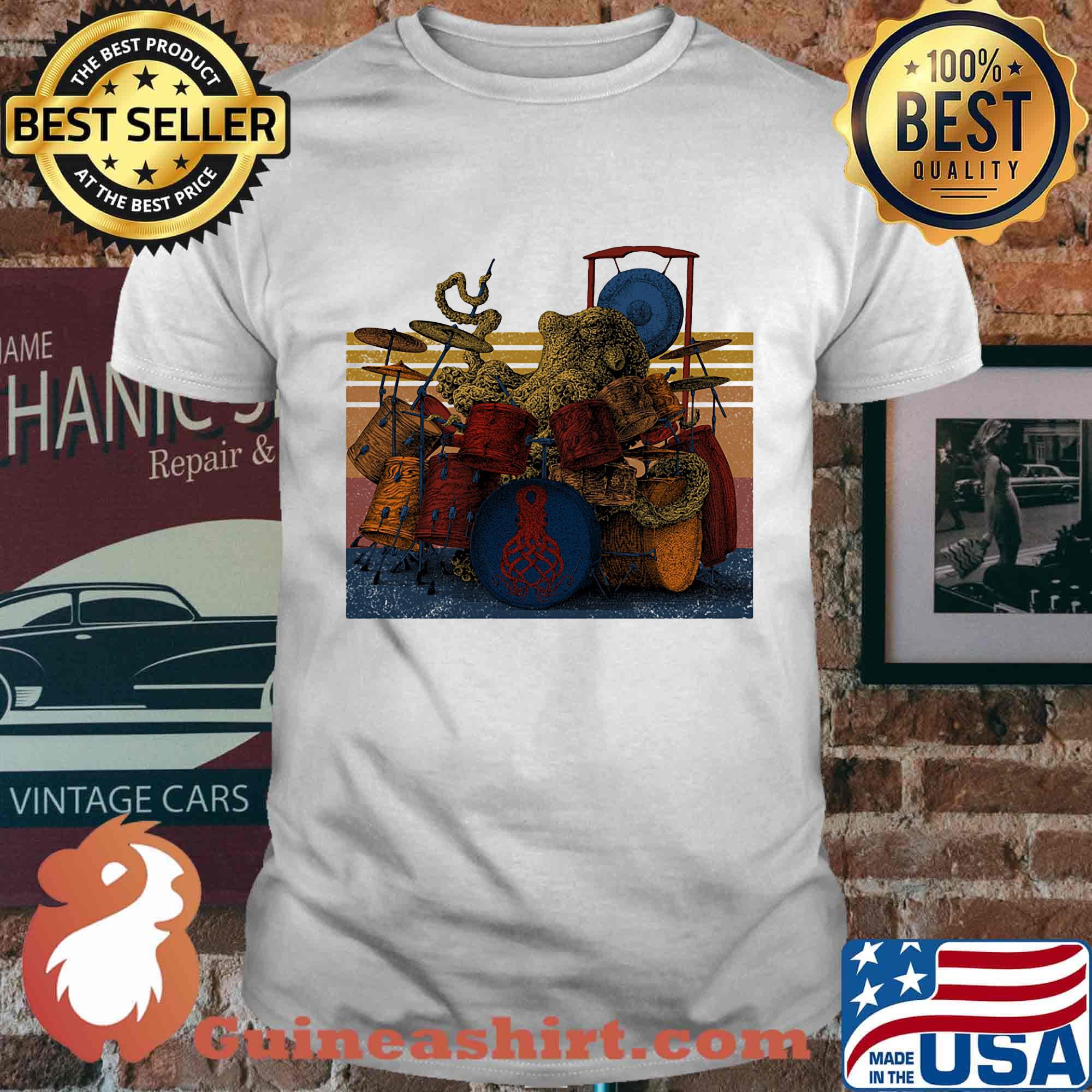 Official Drummer Vintage Retro Shirt