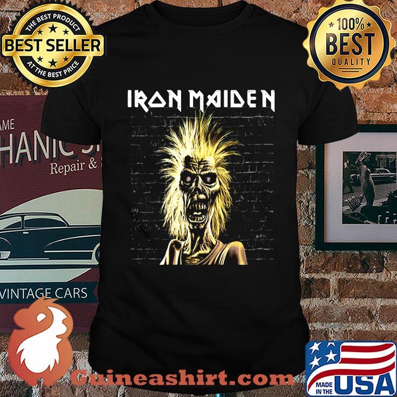 Official iron maiden skeleton shirt