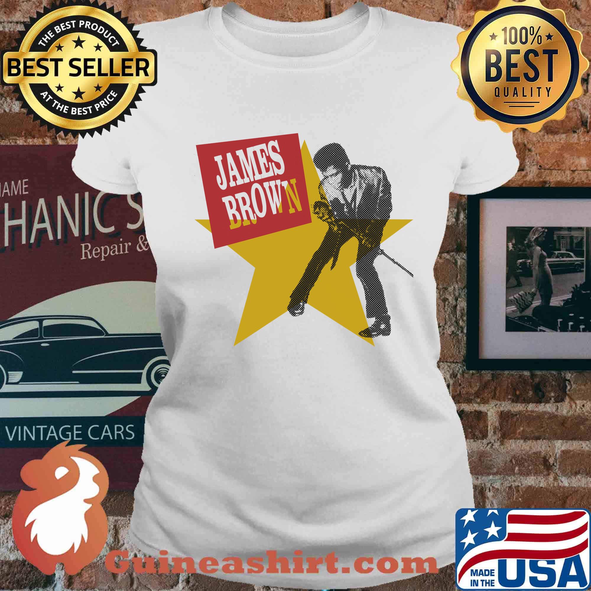 Official James Brown star s Ladies tee