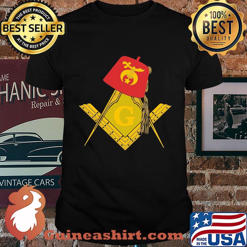 Official shriners masons logo shirt