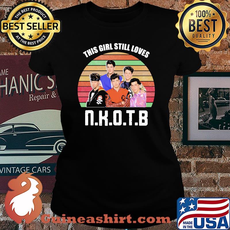 Official This girl still loves NKOTB vintage s Laides tee
