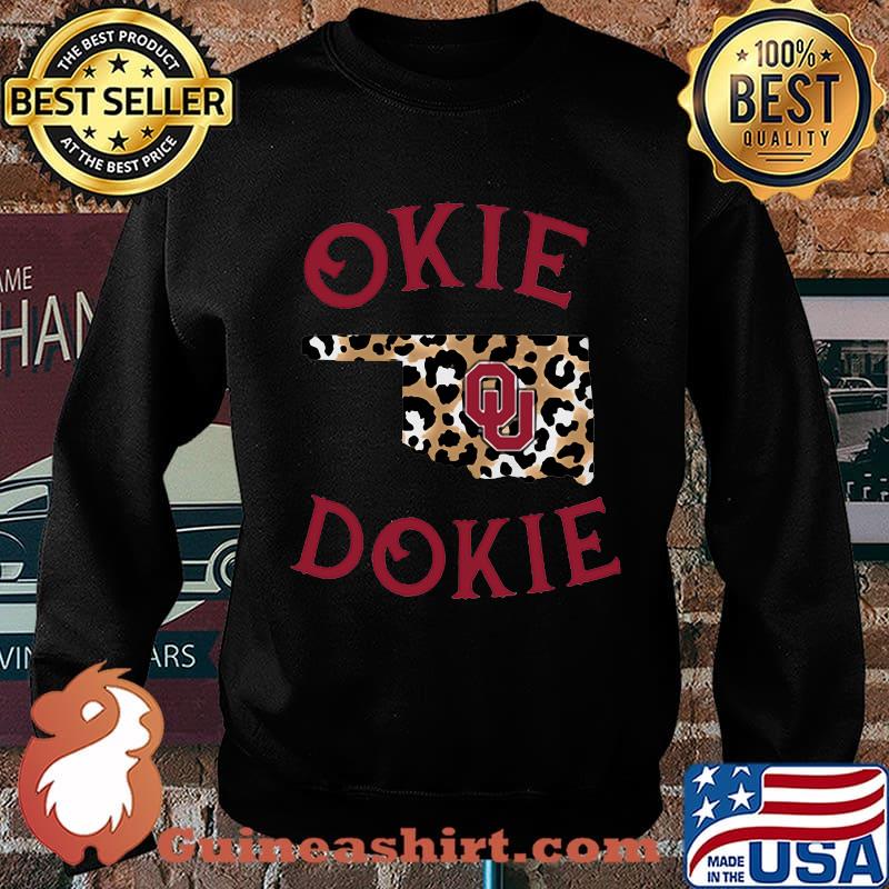 Okie dokie oklahoma sooners leopard s Sweater