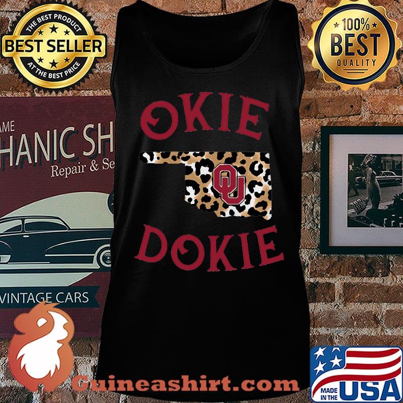 Okie dokie oklahoma sooners leopard s Tank top