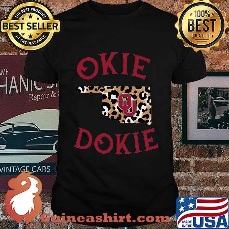 Okie dokie oklahoma sooners leopard shirt