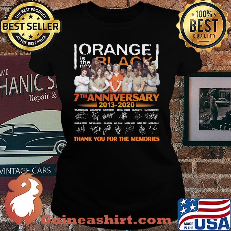 Orange is the new black 7th anniversary 2013 2020 thank you for the memories signatures s Laides