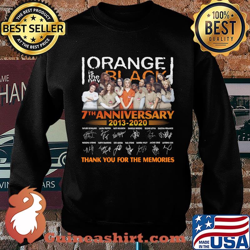 Orange is the new black 7th anniversary 2013 2020 thank you for the memories signatures s Sweater